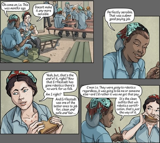 Illustration for article titled Gender-bending migrant workers of colonized space